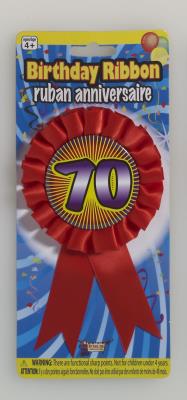 70th birthday novelty pin 