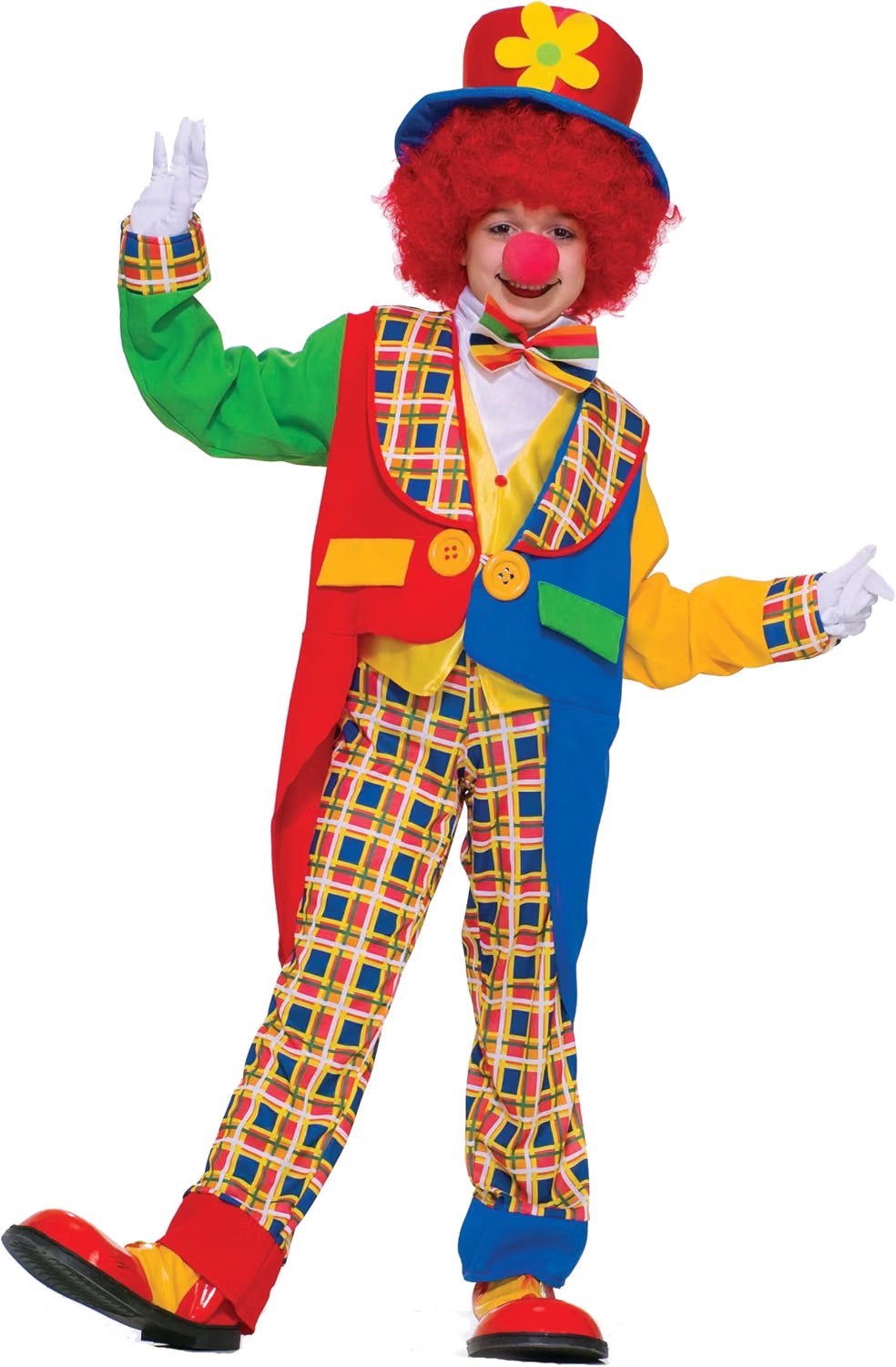 Clown on the Town Child Costume