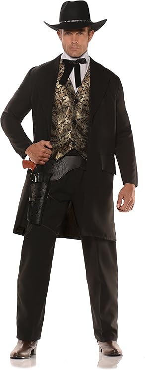 Men's Western Gambler Adult Costume