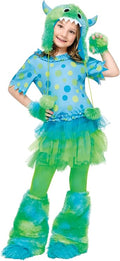 Little Monster Miss Girls Costume