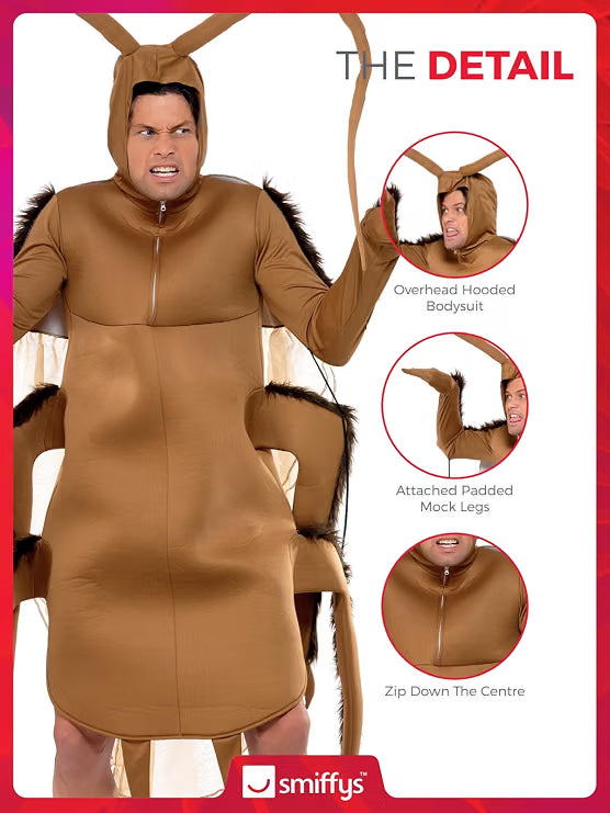 Cockroach Adult Costume - Brown