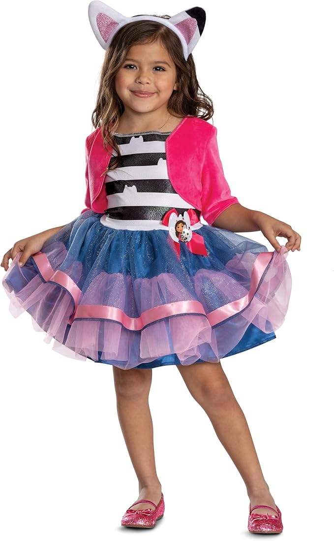 Girls Gabby's Dollhouse Tutu Dress Toddler Costume