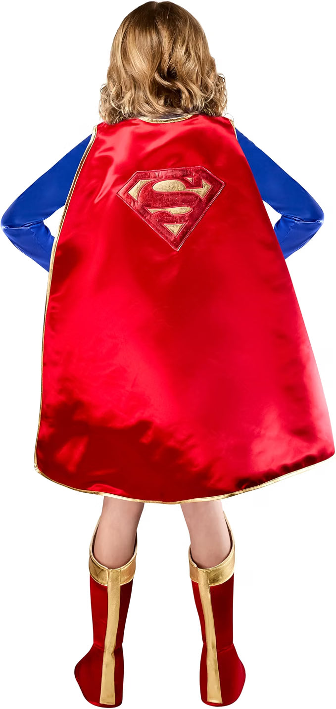 Girl's Deluxe Supergirl Costume
