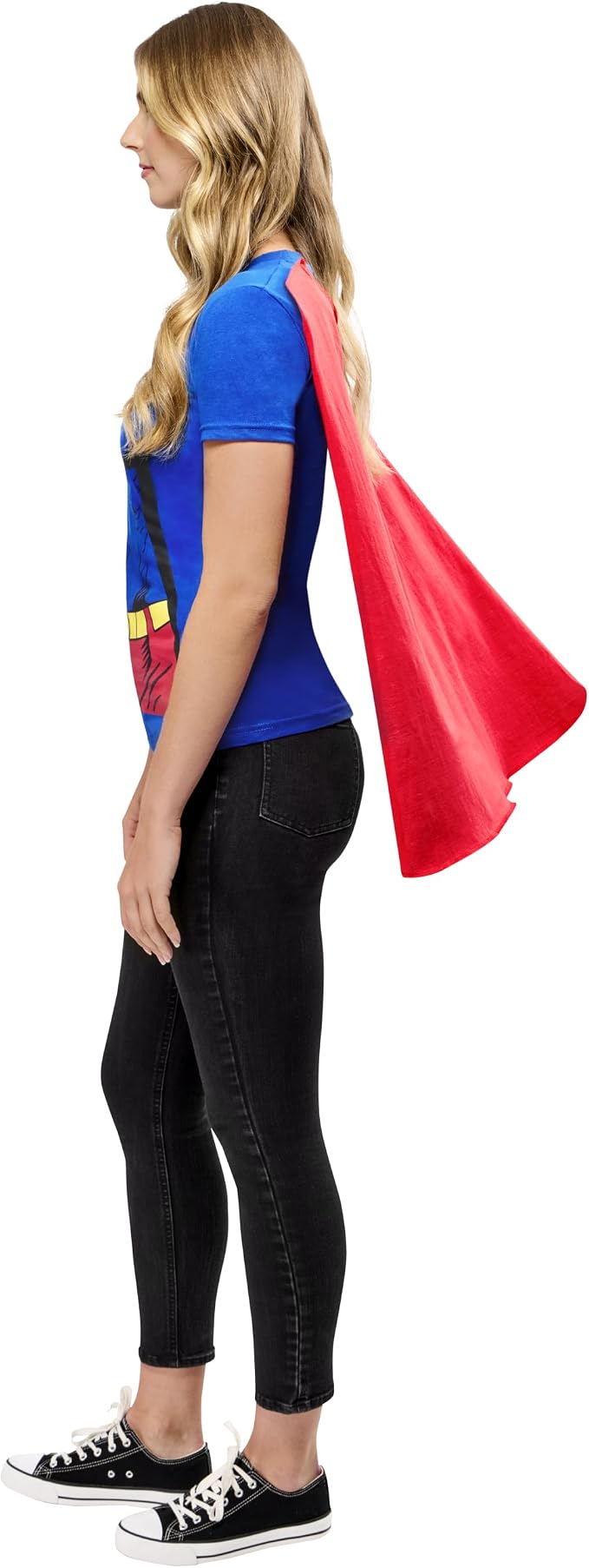 Rubie's Supergirl T-Shirt Costume with Cape For Women