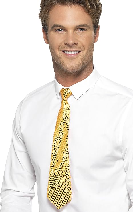 Sequin Neck Tie Disco Old School Assorted Colors
