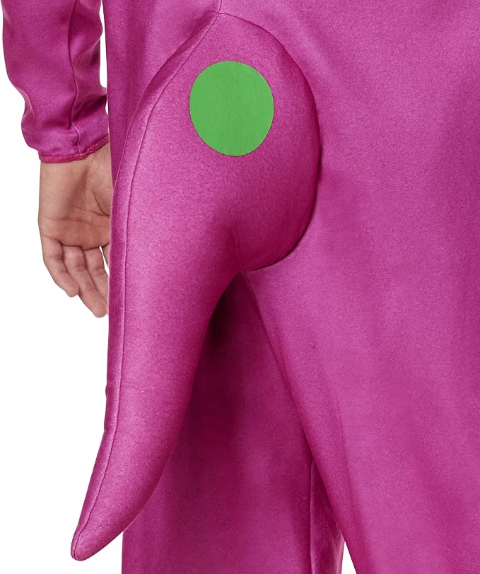 Barney Adult Costume Jumpsuit