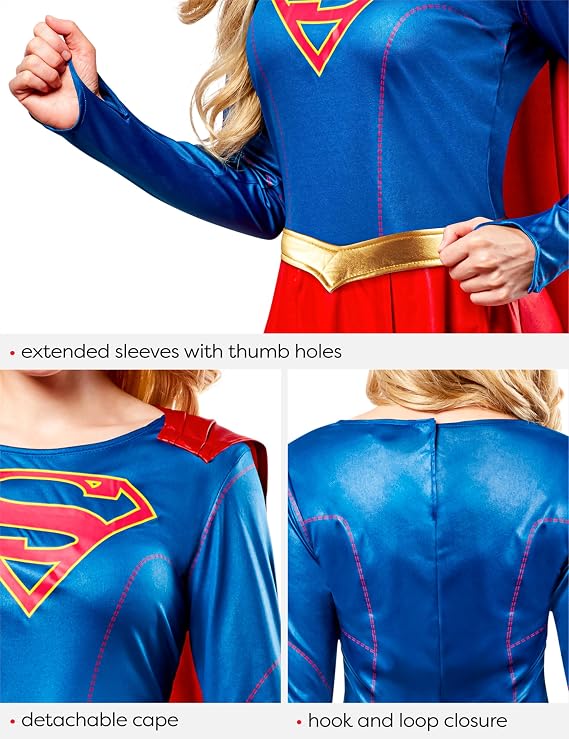 DC Superheroes Supergirl TV Series: Supergirl Costume Dress for Women