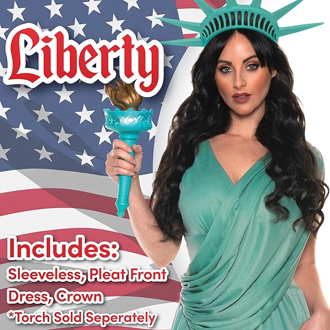 Sexy Lady Liberty Statue of Liberty Women's Patriotic Costume