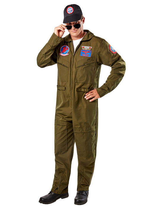 Top Gun Deluxe Flight Suit Men's Costume
