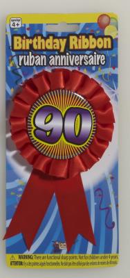 90th birthday novelty pin