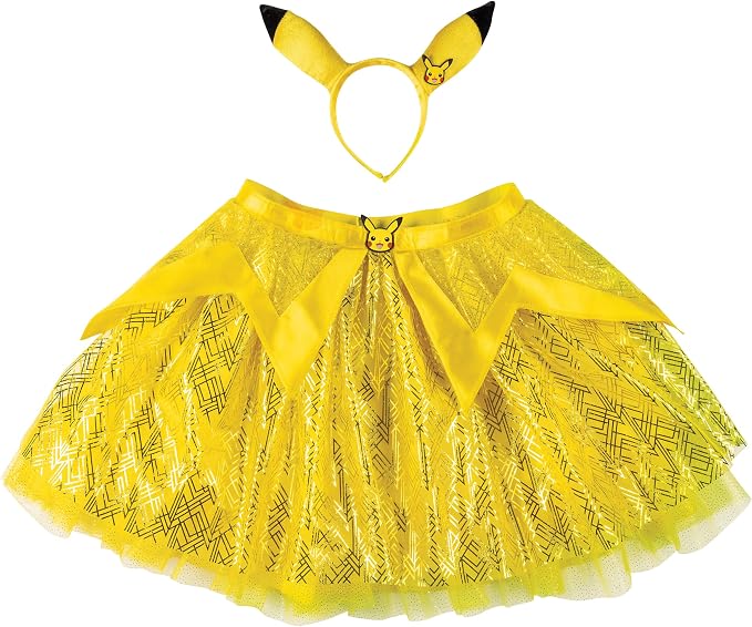 Pikachu Pokemon Instant Tutu Kit - Adult Costume Accessory