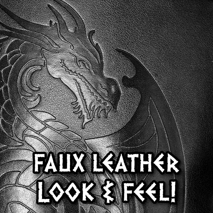 Adult Faux Leather Shoulder Armor Pauldron Viking Pirate Costume Accessories