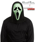 Fun World Scream Ghost Face Glow in the Dark Bling Mask
