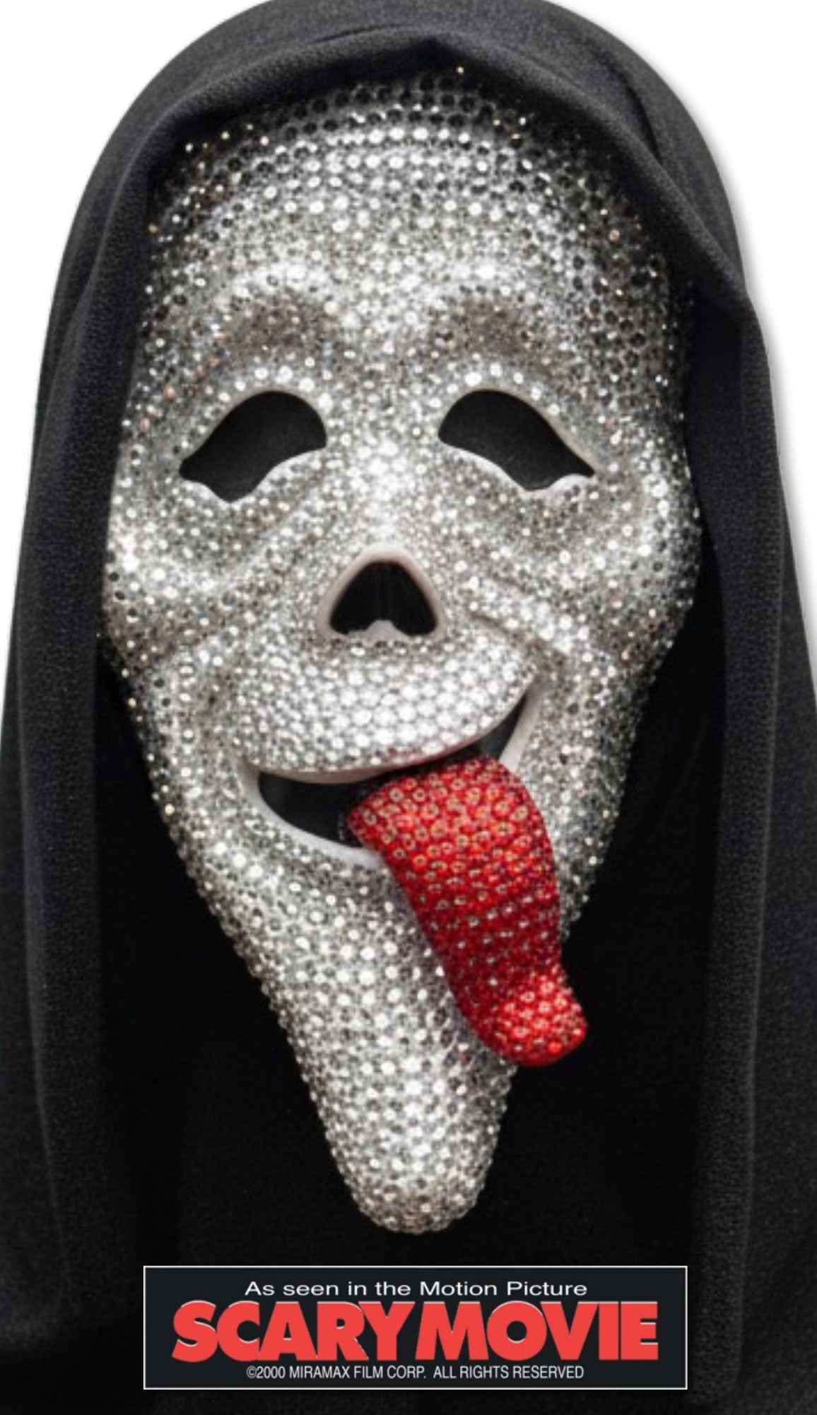 Scary Movie Wassup Bling Adult Costume Mask