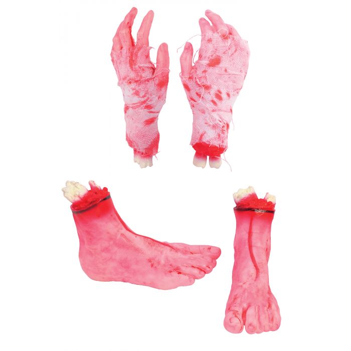 Severed Bloody Body Parts