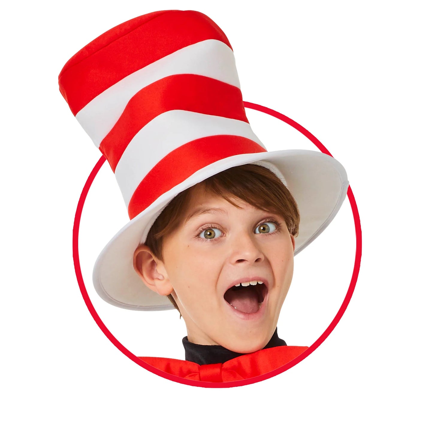 Dr. Seuss Kids Cat in the Hat Top Hat Costume Accessory