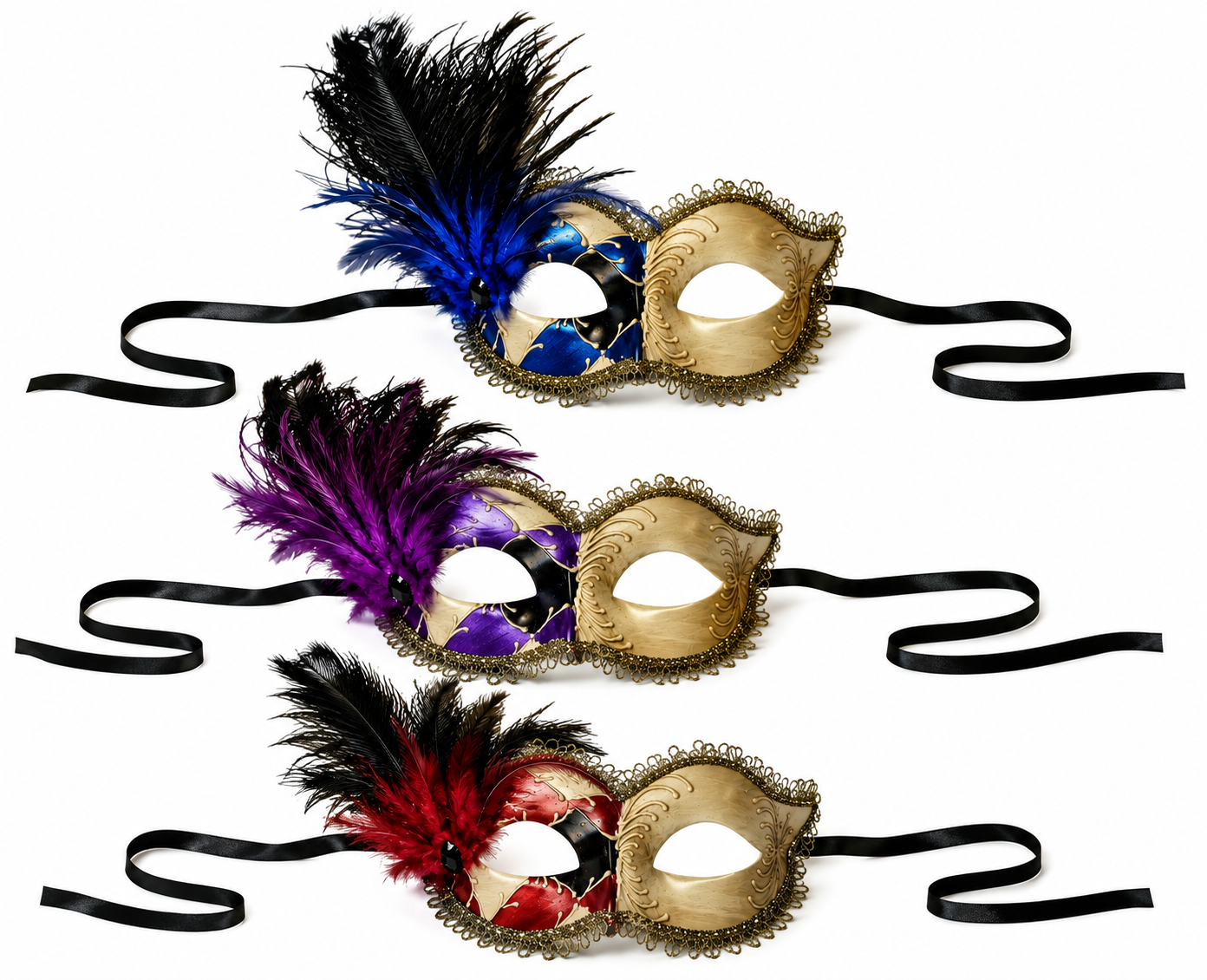 Festival Party Mask Riviera Venetian Eye mask