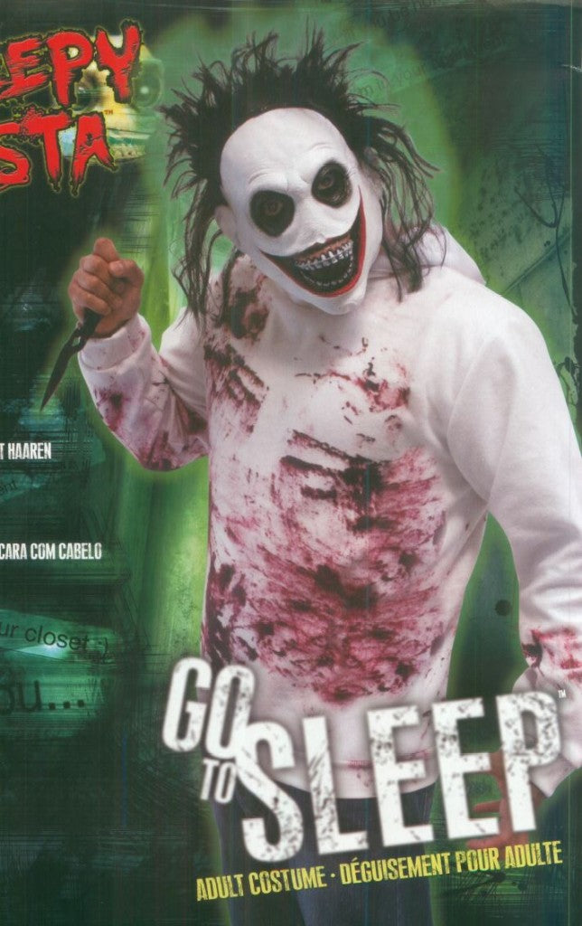 Creepy Pasta Jeff Go to Sleep Adult Costume