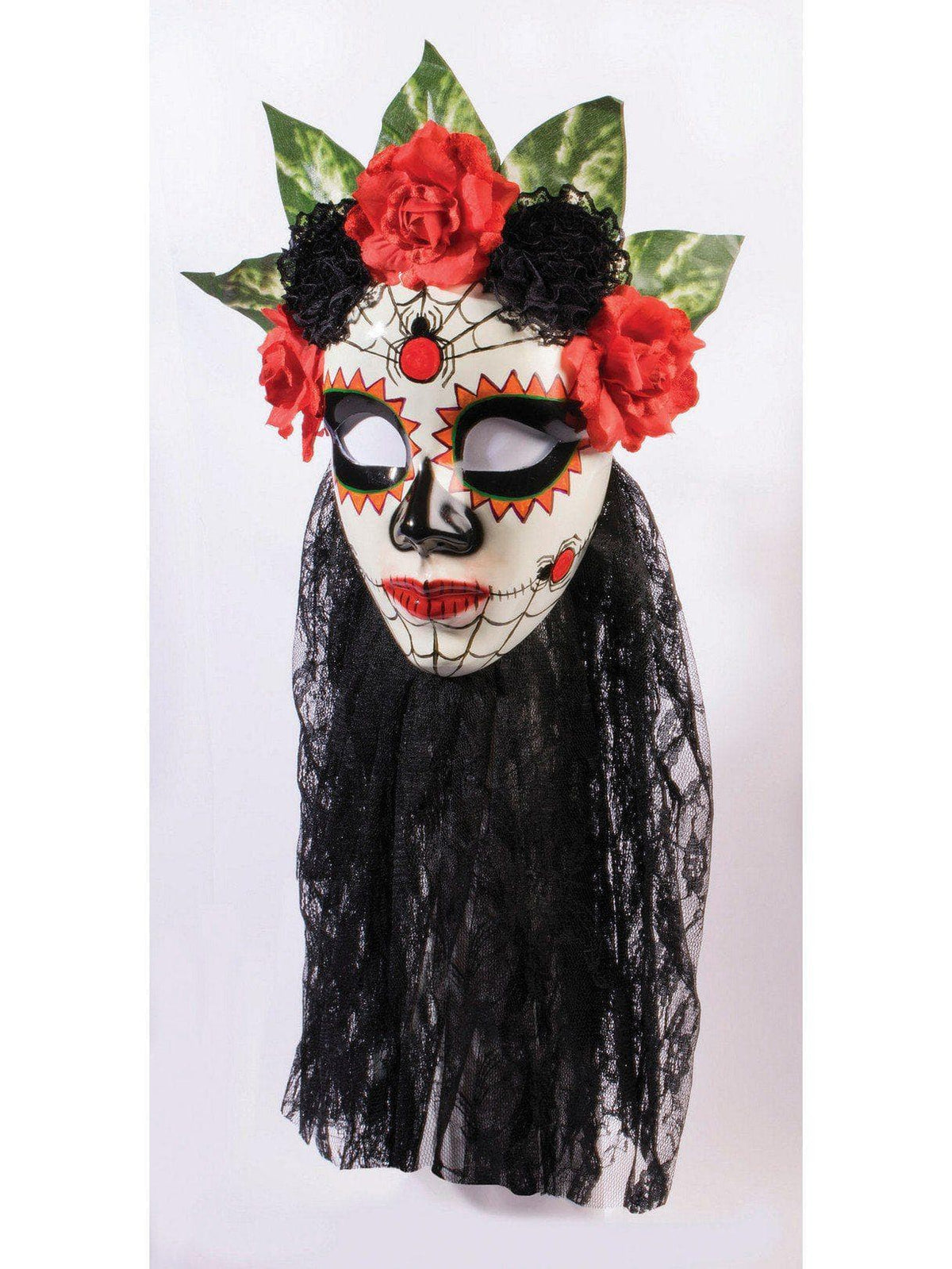 Day of the Dead Senora Costume - Black Lace