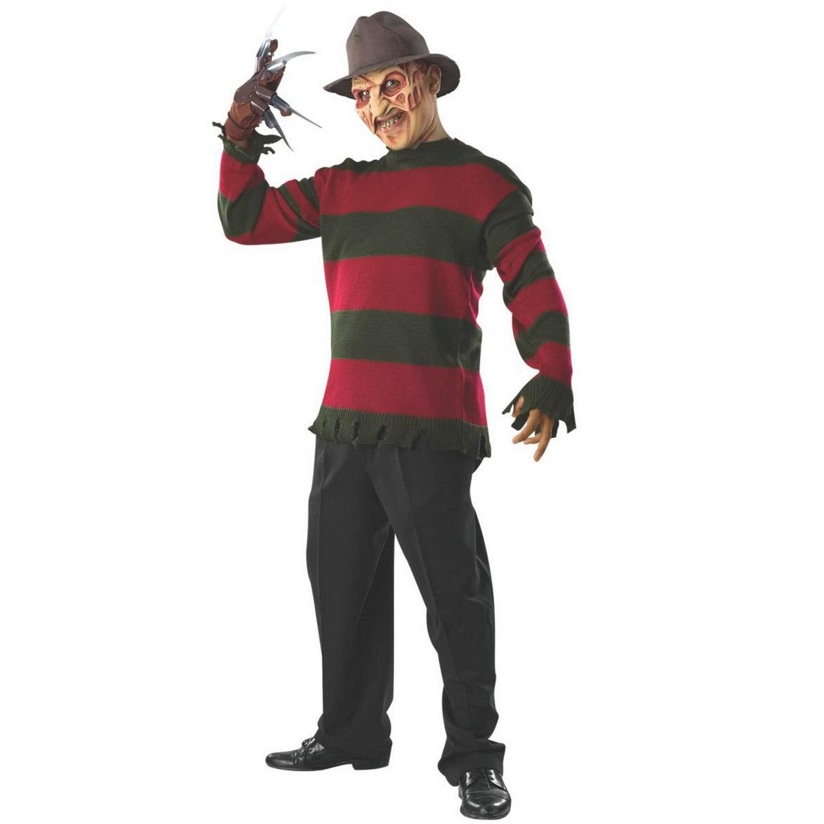 Deluxe Freddy Krueger Sweater & Mask Costume
