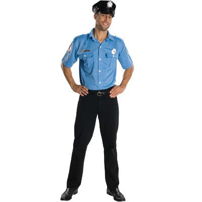 Police Officer Costume - Adult Men's Blue Uniform