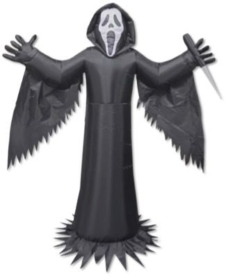6 FT Ghost Face Light Up Inflatable photo