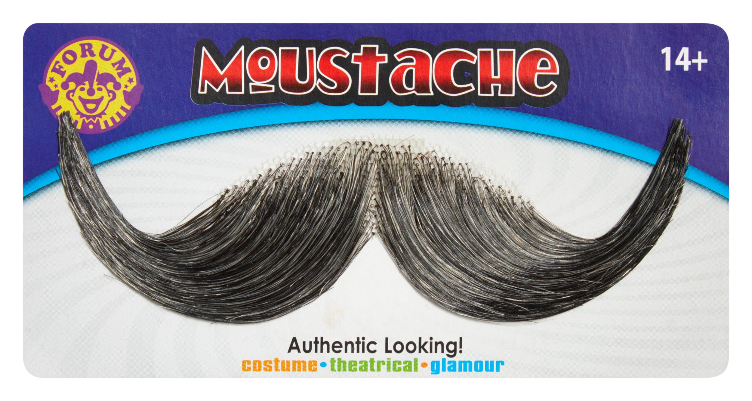 adult accessory moustache in black