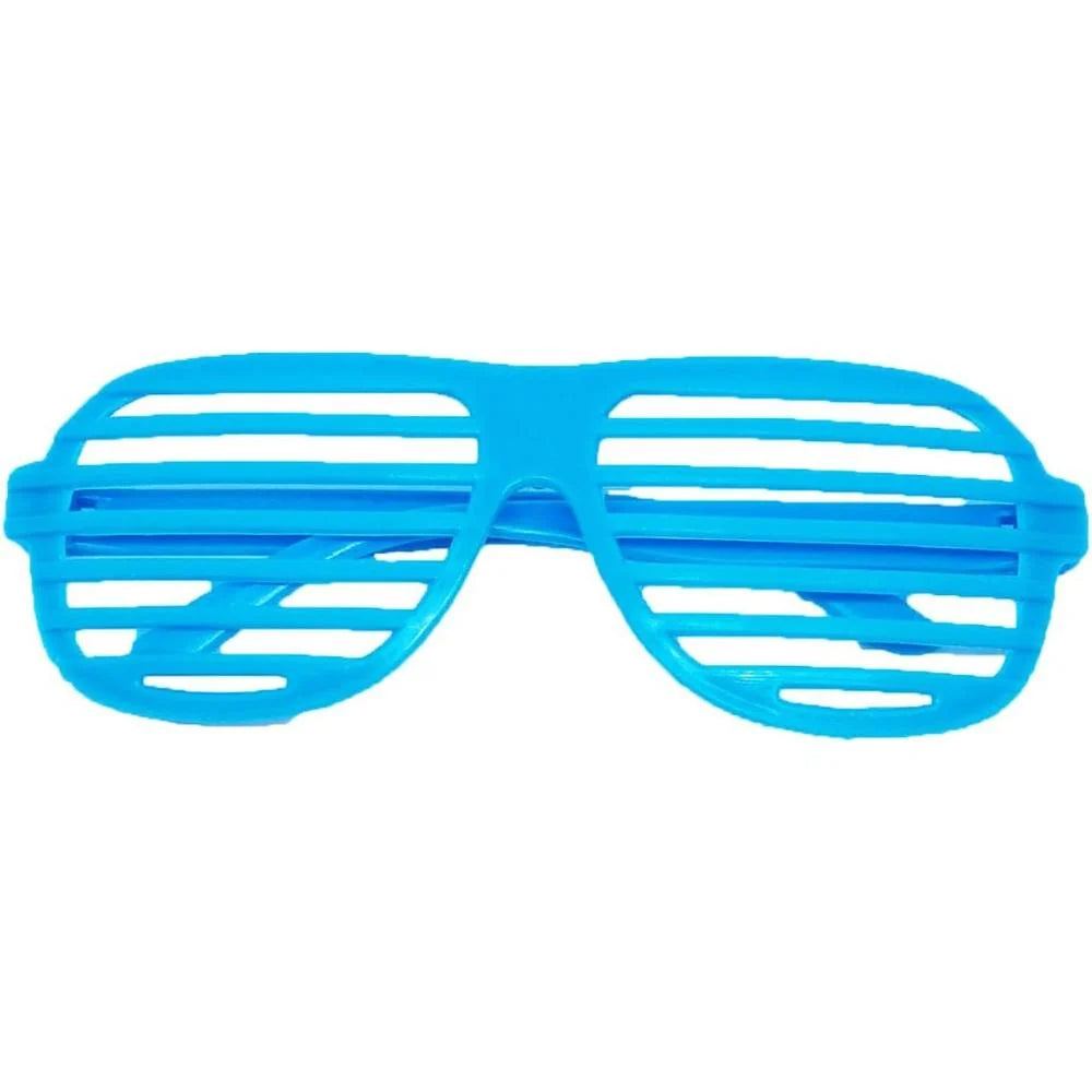 Turquoise Blue Aviator Shutter Glasses