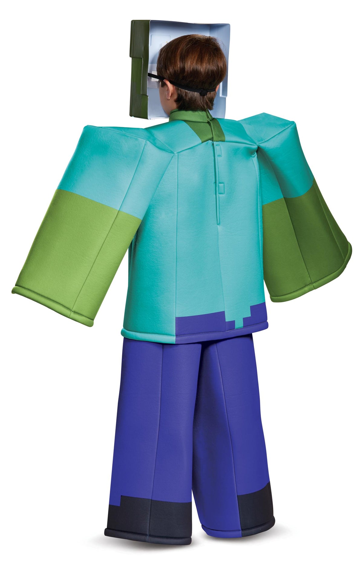Zombie Minecraft Child Costume with sword back