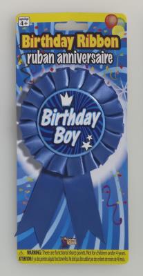 birthday boy novelty pin