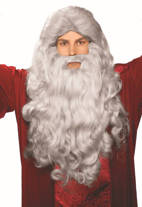 Moses Wig and Beard Set - Grey