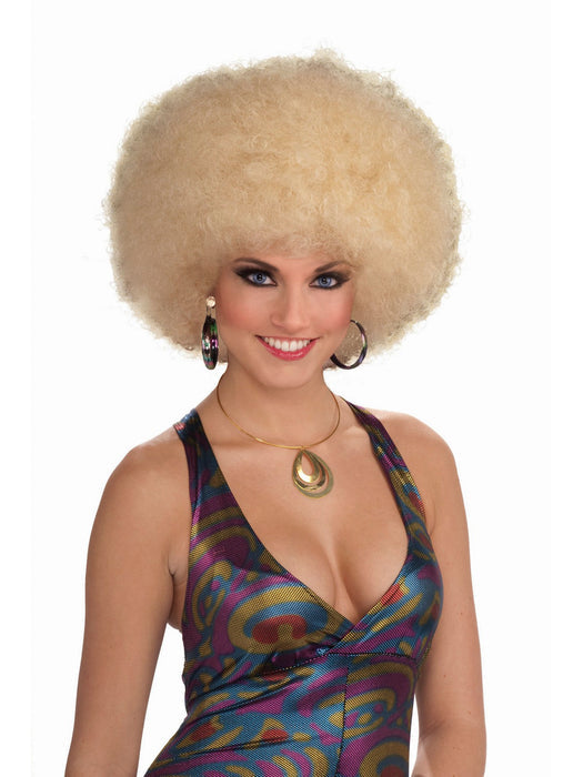 Deluxe Afro Wig - Mixed Blonde