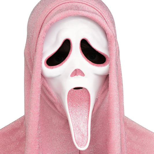 Fun World Scream Ghost Face Glitter Character Costume Mask