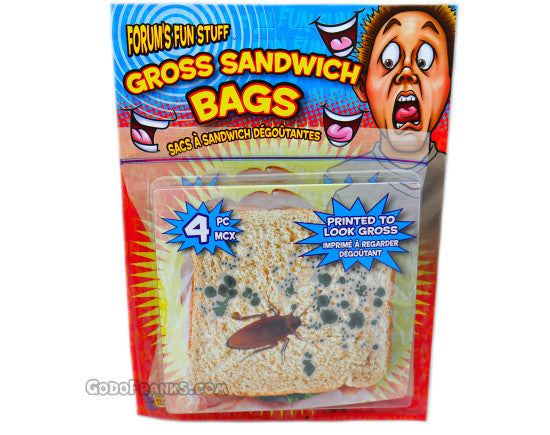 Gross Sandwich Bags - 4 Pack