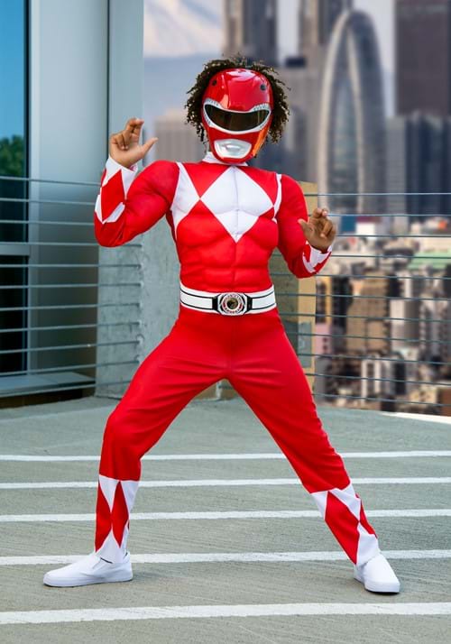 Red Ranger Classic Muscle Costume
