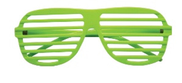Green Shutter Shade Aviator Glasses