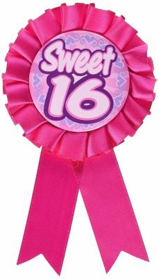 sweet 16 novelty birthday pin