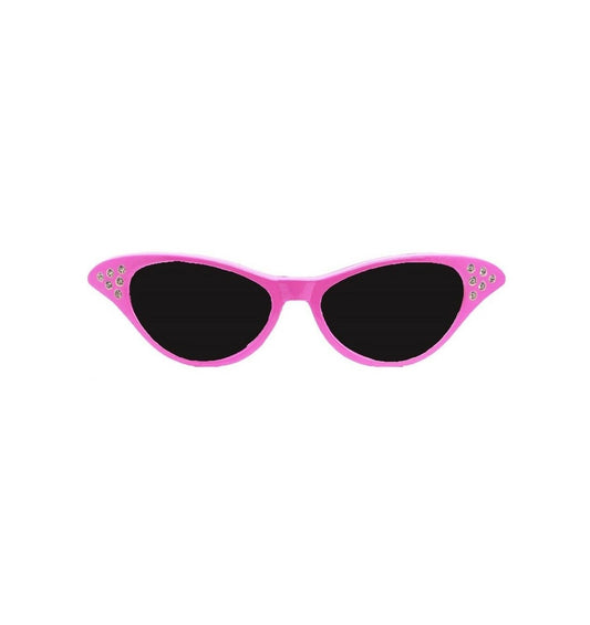 1950'S Pink Rhinestone Sunglasses