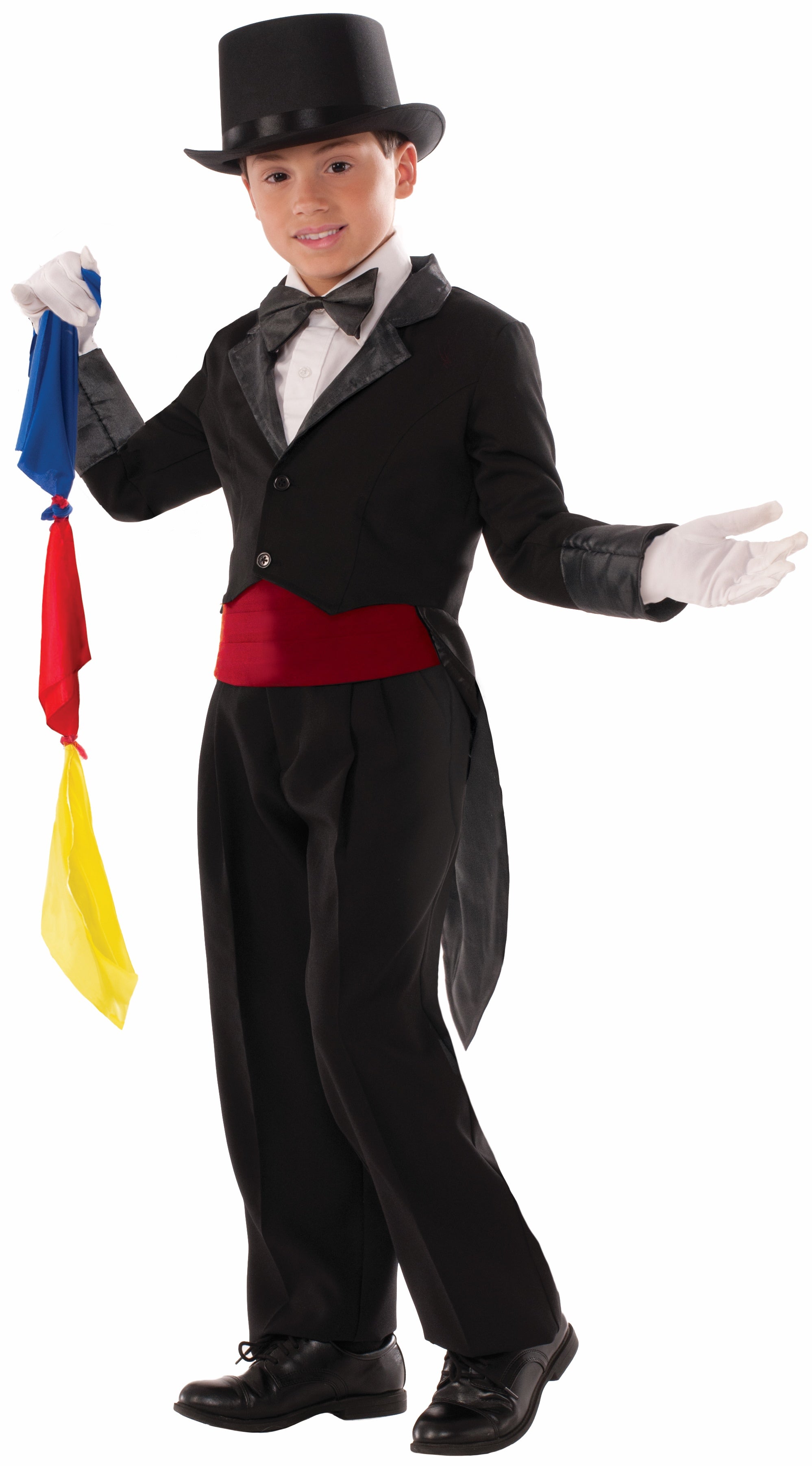 Black Magician Tailcoat Child Costume Jacket Small