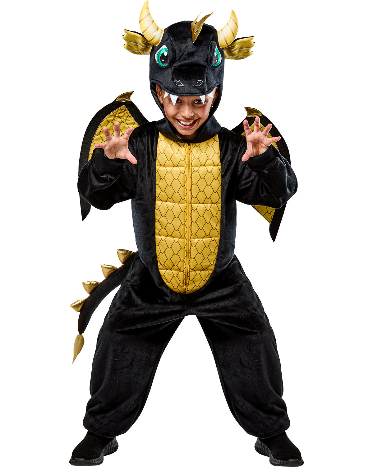 Black Dragon Zipsters Child Costume