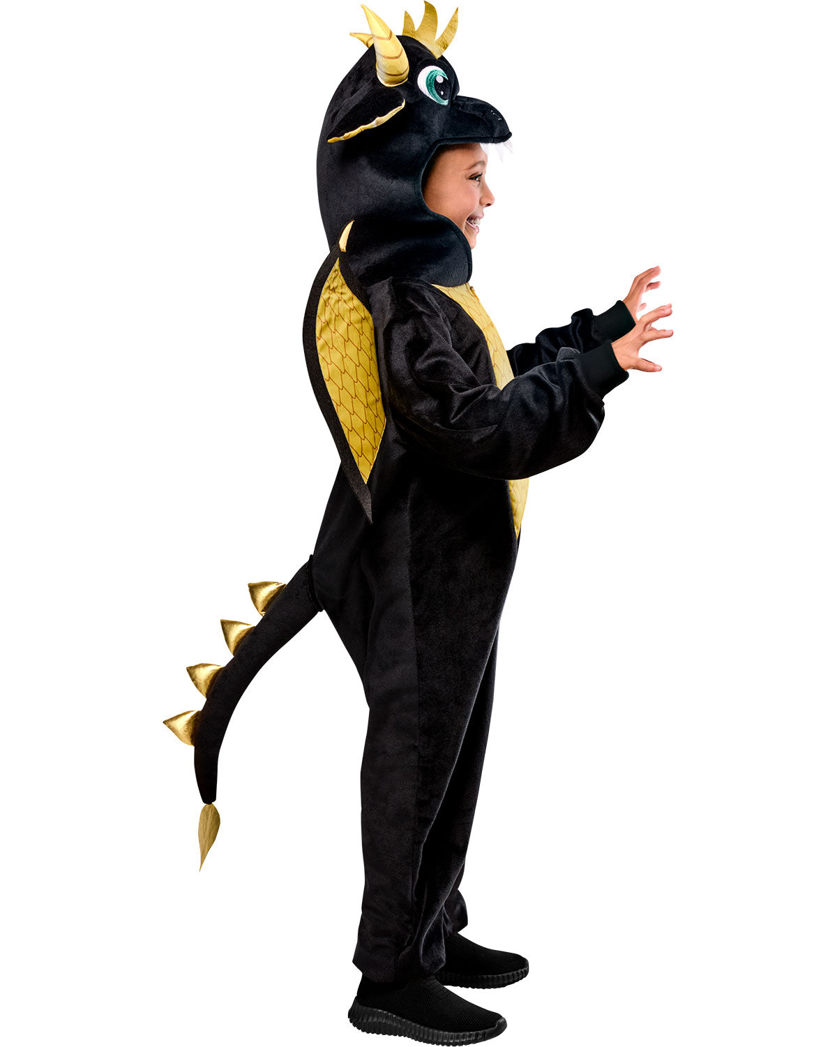 Black Dragon Zipsters Child Costume