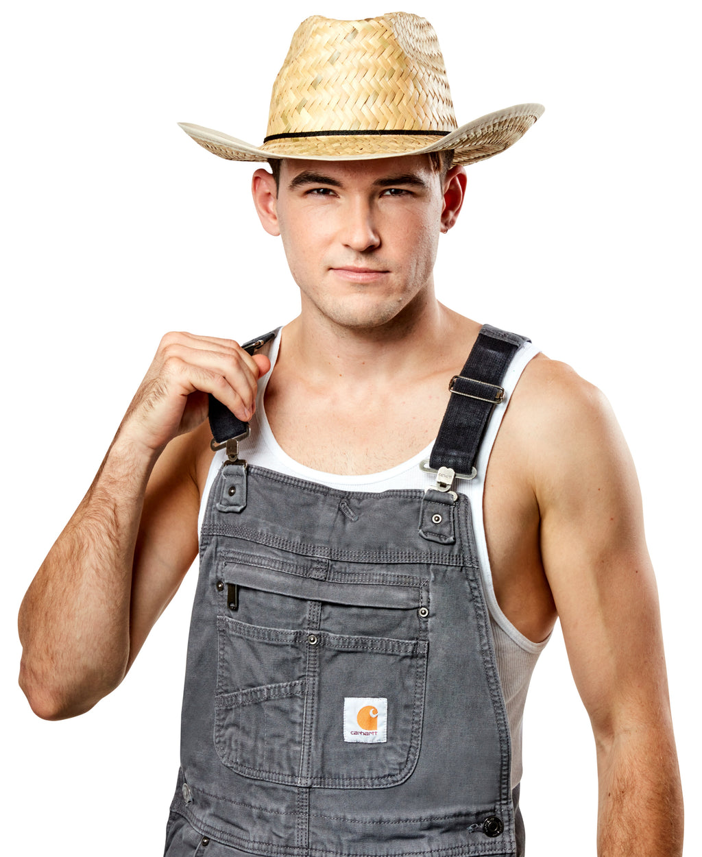 Straw Harvest Cowboy Farm Hand Costume Hat