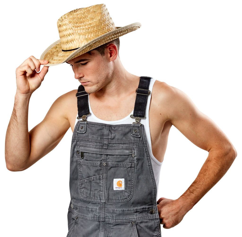 Straw Harvest Cowboy Farm Hand Costume Hat