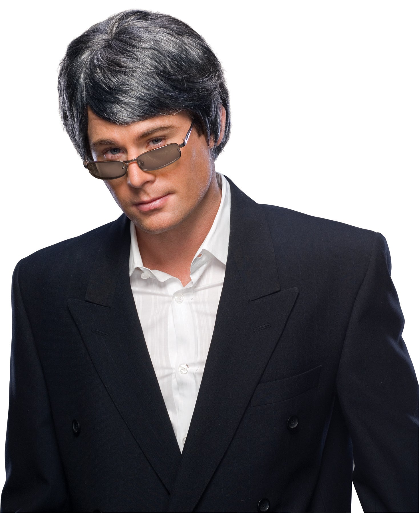 Millionaire Character Wig, Grey, One Size