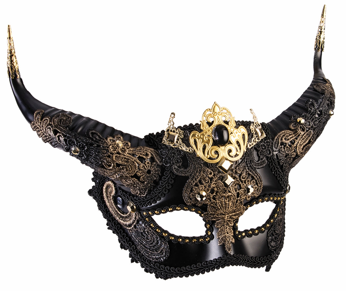 Faun Mythical Creature Elegant Deluxe Mask