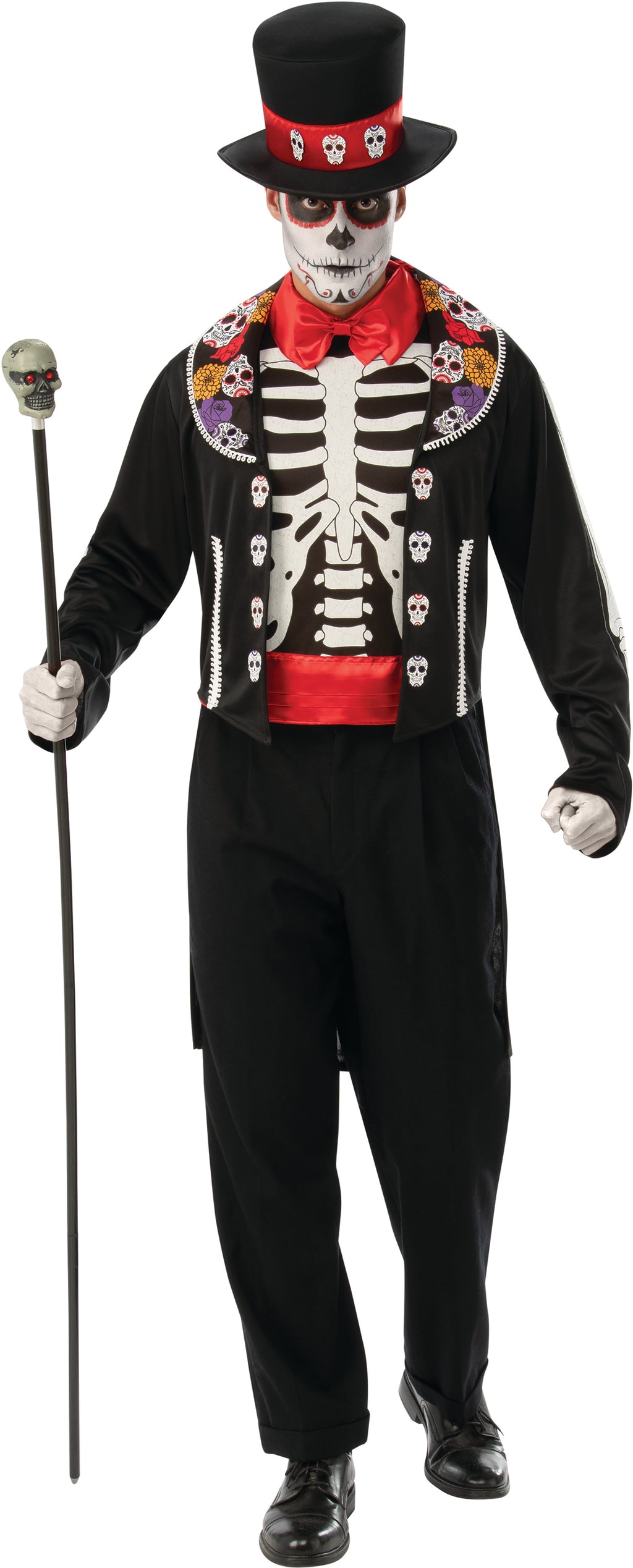 Day of the Dead Mexican Skeleton Suit Adult Costume