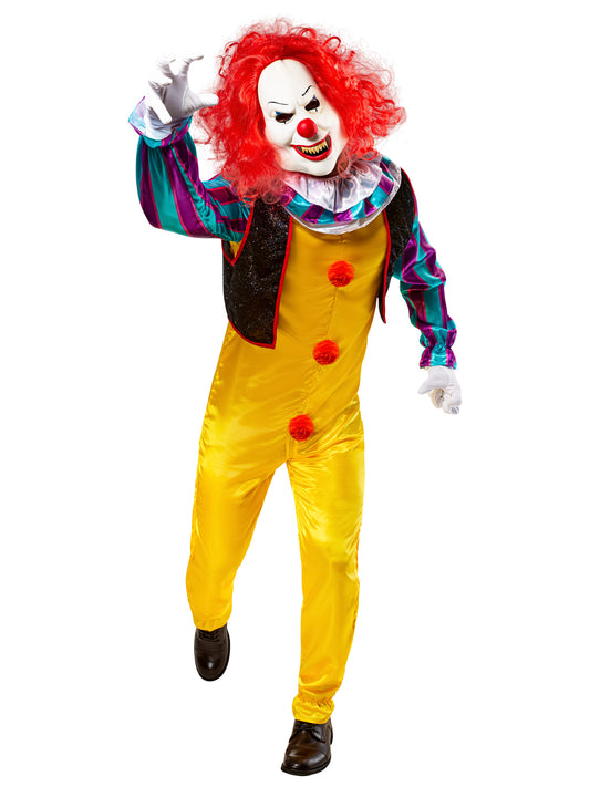 IT the Movie: Deluxe Pennywise Adult Costume with Mask XS