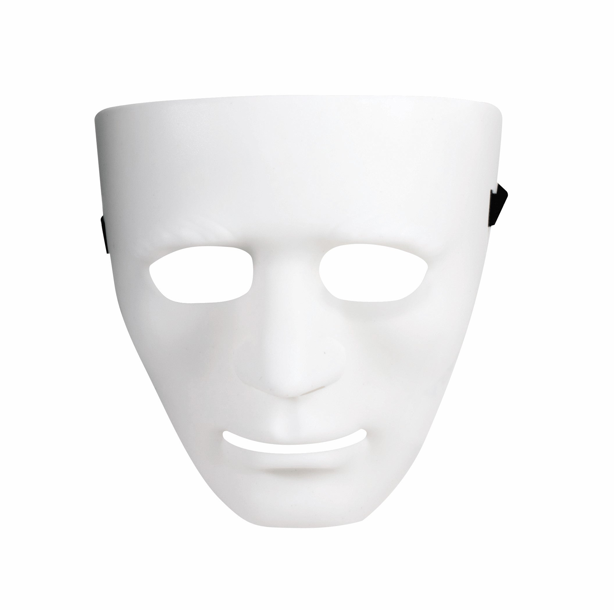 Blank White Costume Mask Plastic