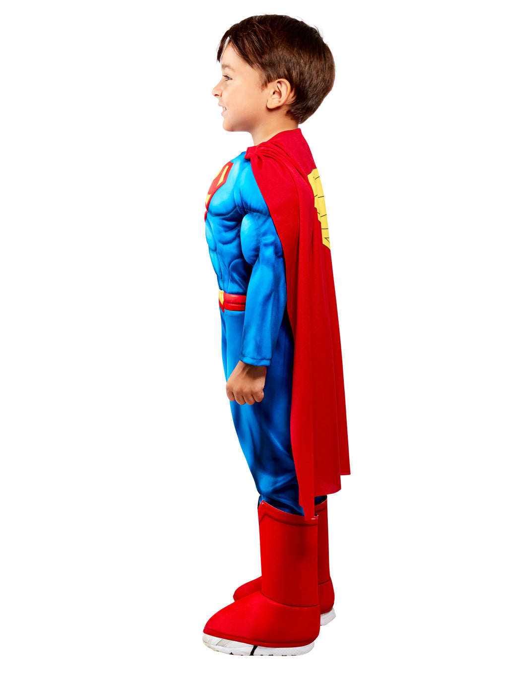 Superman Deluxe Muscle Jumpsuit Toddler Costume Officially Licensed