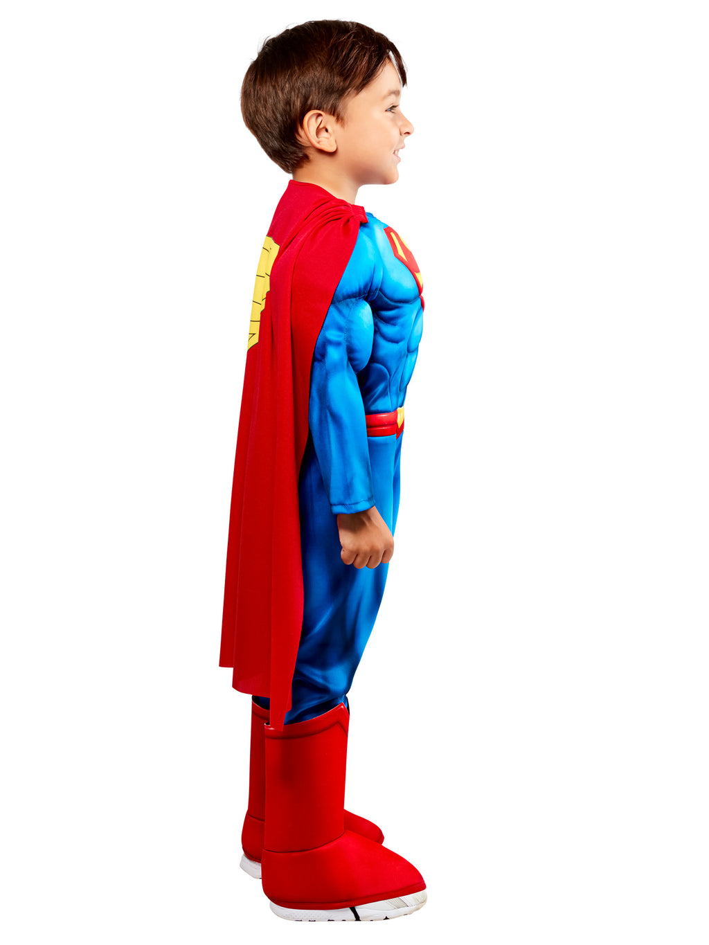Superman Deluxe Muscle Jumpsuit Toddler Costume Officially Licensed